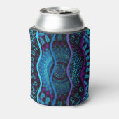  mozaïek: reliëf golven textuur. blikjeskoeler (Blikje Achterkant)