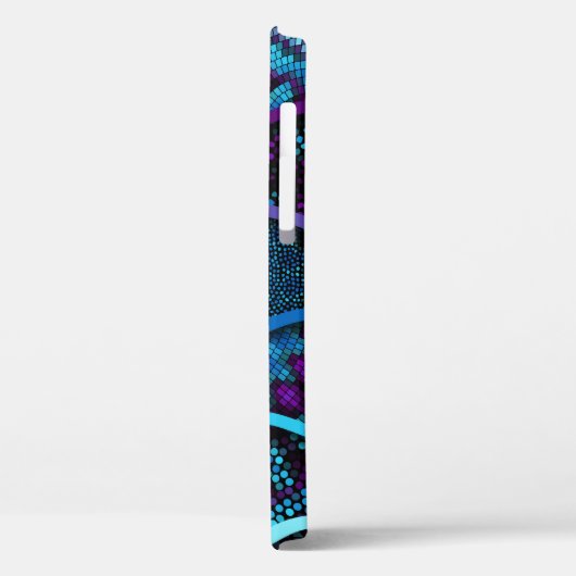  mozaïek: reliëf golven textuur. Case-Mate iPhone case (Achterkant / Links)