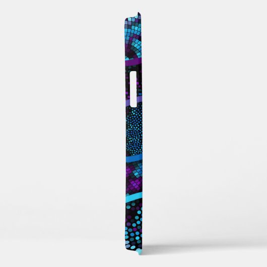 mozaïek: reliëf golven textuur. Case-Mate iPhone case (Achterkant / Rechts)