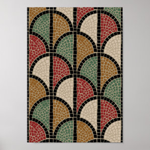 Mozaïek — Romein (Pompeii) Poster