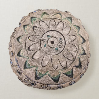 mozaïek ronde kussen