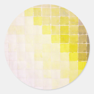 mozaïek ronde sticker