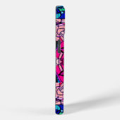 Mozaïek Roze Mandala Bloemen Psychedelische Retro Case-Mate iPhone Case (Achterkant / Rechts)