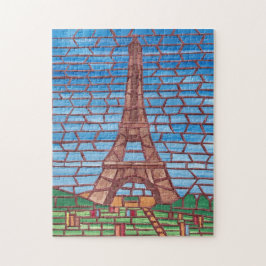 Mozaïek Schilderij Eiffeltoren Jigsaw Puzzels