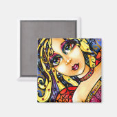 Mozaïek Shine Rainbow Fairy Magnet (Voorkant / Achterkant)