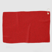 Mozaïek Solid Red Textured Pattern Golfhanddoek (Horizontaal)