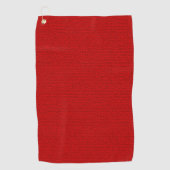 Mozaïek Solid Red Textured Pattern Golfhanddoek (Voorkant)