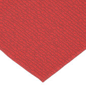 Mozaïek Solid Red Textured Pattern Medium Tafelloper (Hoek)