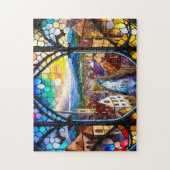 Mozaïek Stad 3 Gemakkelijk brein Art Puzzel Foto P (Verticaal)