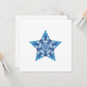  mozaïek Starburst Kaart (Voorkant / Achterkant in situ)