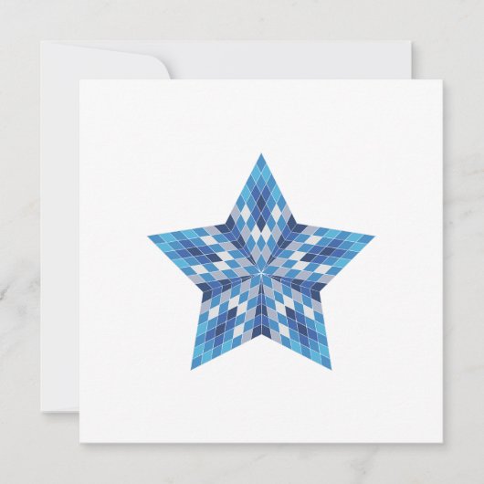  mozaïek Starburst Kaart (Voorkant)