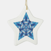 Mozaïek Starburst Keramisch Ornament (Rechts)