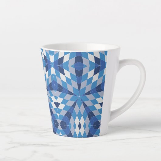 Mozaïek Starburst (patroon) Latte Mok (Rechts)