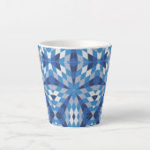 Mozaïek Starburst (patroon) Latte Mok (Voorkant)