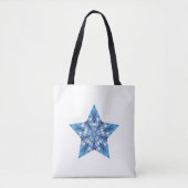 Mozaïek Starburst Tote Bag (Voorkant)