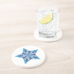 Mozaïek Starburst Zandsteen Onderzetter