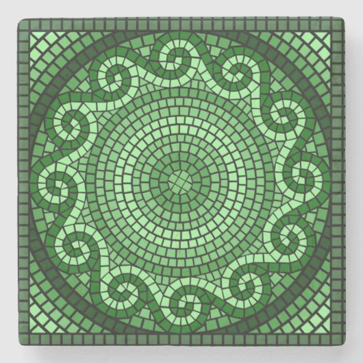 mozaïek stenen onderzetter (Voorkant)