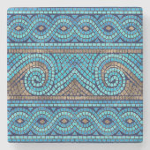 mozaïek stenen onderzetter (Voorkant)