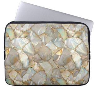 Mozaïek Stijl Moeder van Pearl Electronics Bag Laptop Sleeve