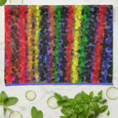 Mozaïek Stripes Keuken Handdoeken (Gevouwen)