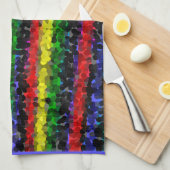 Mozaïek Stripes Keuken Handdoeken (Quarter Fold)