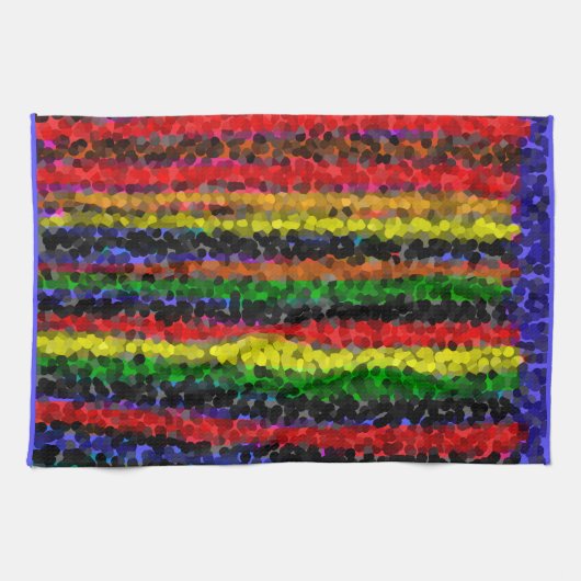 Mozaïek Stripes Keuken Handdoeken (Horizontaal)