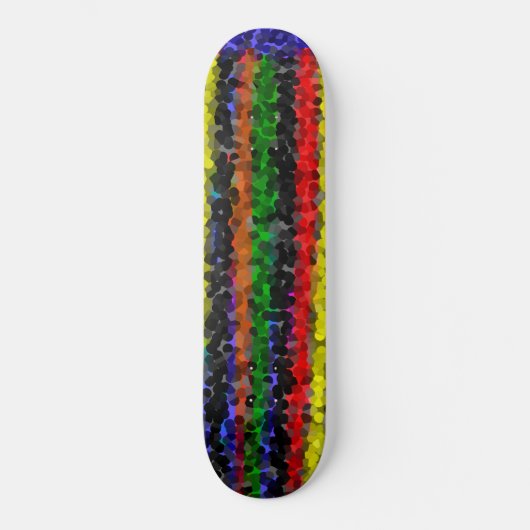 Mozaïek Stripes Skateboard (Voorkant)