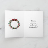  Mozaïek Tegel en Glas in lood Kerst Kaart (Binnen)