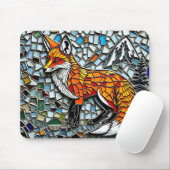 Mozaïek Tegel Fox Wildlife Art Muismat (Met muis)