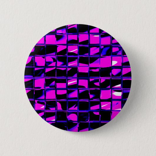 Mozaïek tegel (paarse) ronde button 5,7 cm (Voorkant)