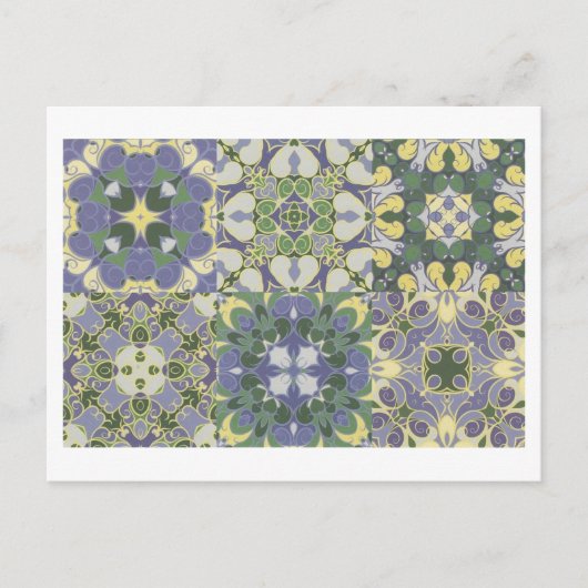 Mozaïek Tegel Pattern Briefkaart (Voorkant)