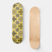 Mozaïek Tegel Pattern Skateboard (Voorkant)