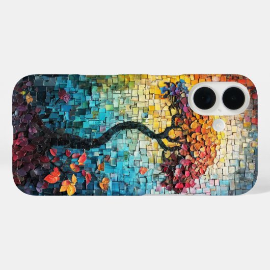 Mozaïek Tegel Tree of Life cover (Achterkant (horizontaal))