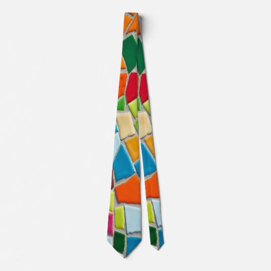 mozaïek tegels knoop stropdas (Voorkant)