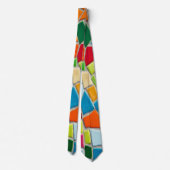 mozaïek tegels knoop stropdas (Achterkant)