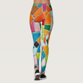 mozaïek tegels leggings (Achterkant)