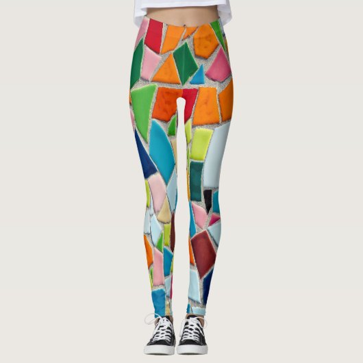 mozaïek tegels leggings (Voorkant)