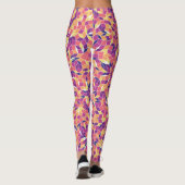 Mozaïek Tegels patroon Leggings (Achterkant)
