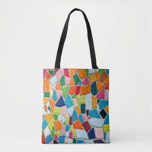 mozaïek tegels tote tas (Voorkant)