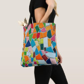mozaïek tegels tote tas (Dichtbij)