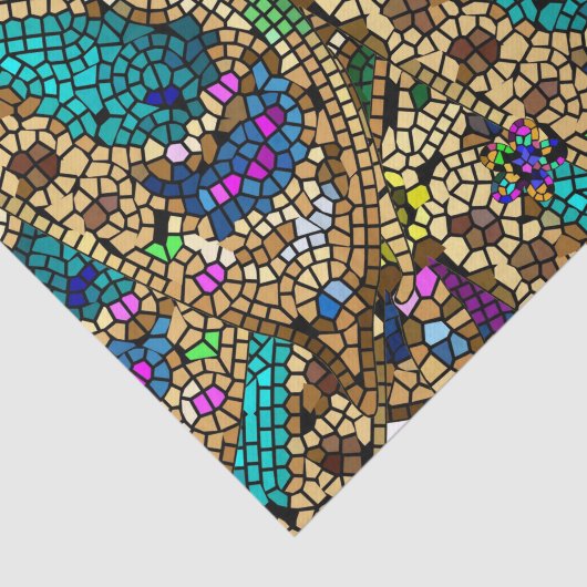mozaïek tissuepapier (Detail)