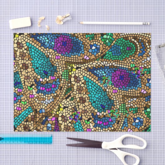 mozaïek tissuepapier (Craft)