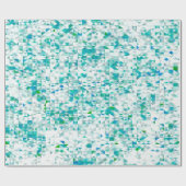 mozaïek, turquoise cadeaupapier (Vlak)