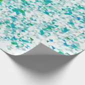 mozaïek, turquoise cadeaupapier (Hoek)