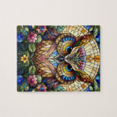 Mozaïek Uil Jigsaw Puzzel (Horizontaal)