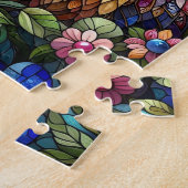 Mozaïek Uil Jigsaw Puzzel (Zijkant)