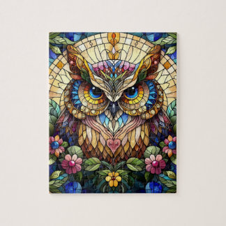 Mozaïek Uil Jigsaw Puzzel