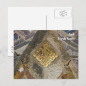 Mozaïek uit de Sagrada Familia Briefkaart (Voorkant / Achterkant)
