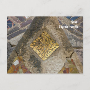 Mozaïek uit de Sagrada Familia Briefkaart