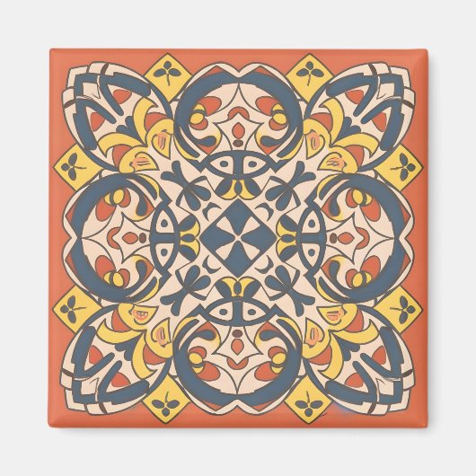 Mozaïek uit Granada Magneet (Voorkant)